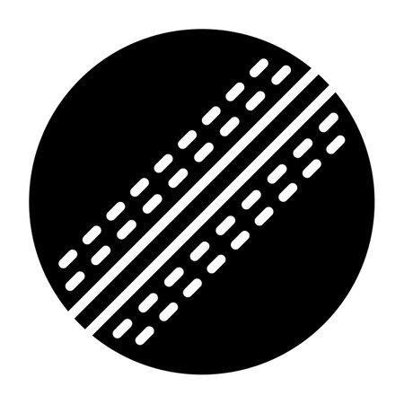 Cricket ball Vector Icon Design Illustrationのイラスト素材