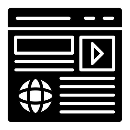Content marketing Vector Icon Design Illustrationのイラスト素材