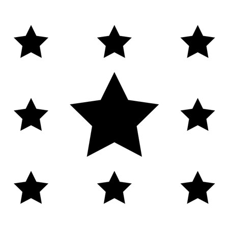Star Vector Icon Design Illustrationのイラスト素材