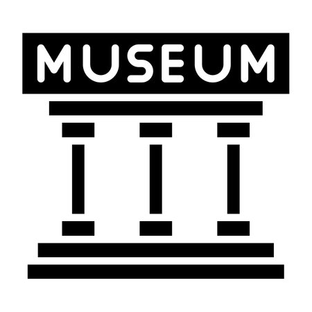 Museum Vector Icon Design Illustrationのイラスト素材