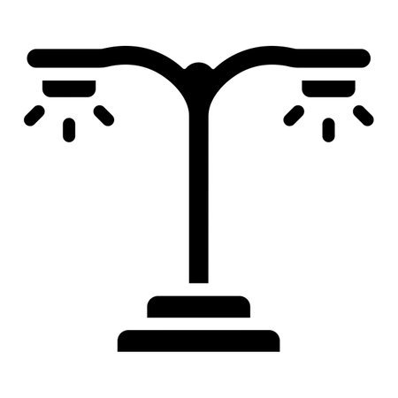 Street light Vector Icon Design Illustrationのイラスト素材