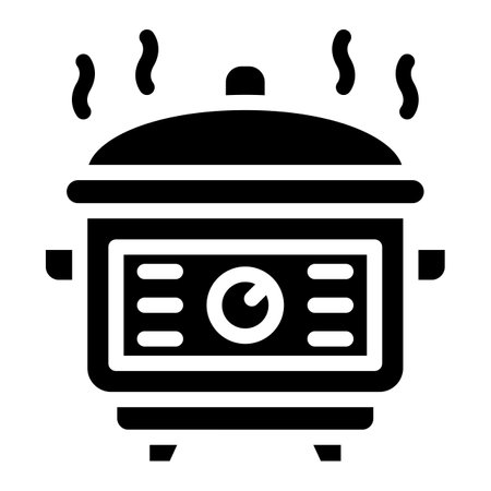 Rice cooker Vector Icon Design Illustrationのイラスト素材