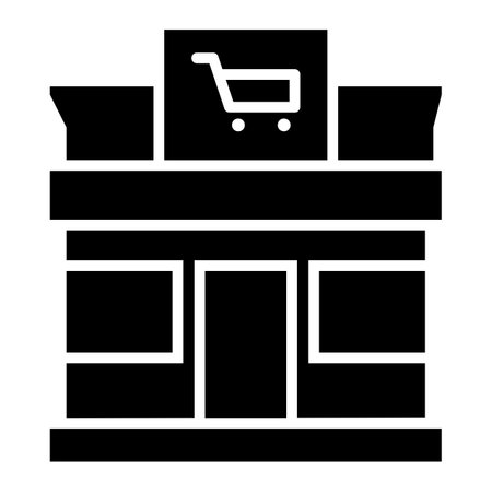 Store Vector Icon Design Illustrationのイラスト素材