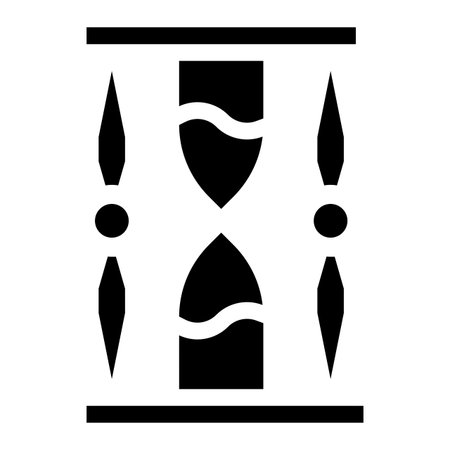Hourglass Vector Icon Design Illustration