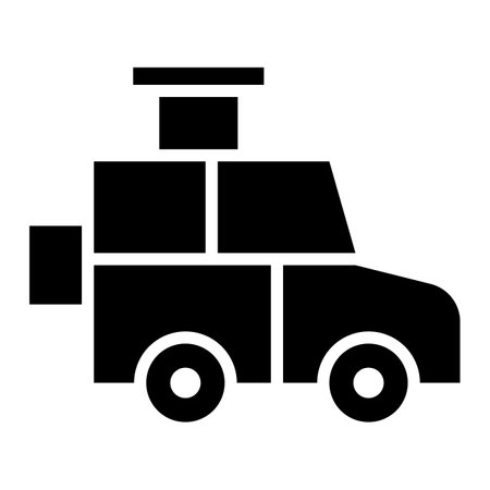 Jeep Vector Icon Design Illustrationのイラスト素材