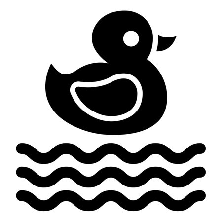 Duck Vector Icon Design Illustrationのイラスト素材