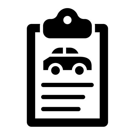 Car document Vector Icon Design Illustrationのイラスト素材