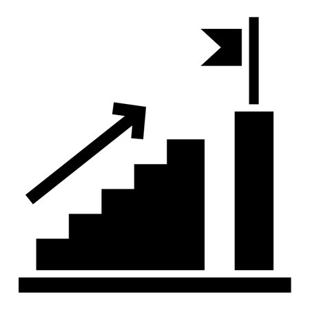 Career Path Vector Icon Design Illustrationのイラスト素材