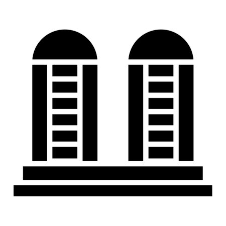 Silo Vector Icon Design Illustrationのイラスト素材