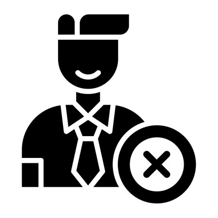 Reject Vector Icon Design Illustrationのイラスト素材