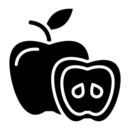 Apple Vector Icon Design Illustrationのイラスト素材