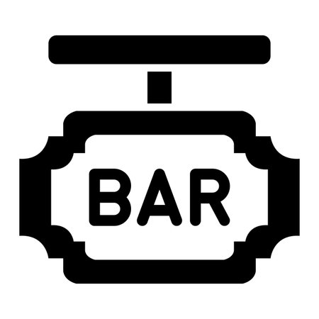 Bar Board Vector Icon Design Illustrationのイラスト素材