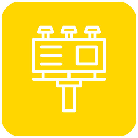 Bill Board Vector Icon Design Illustrationのイラスト素材