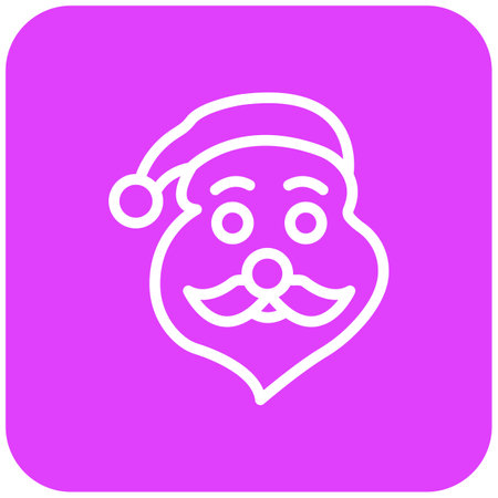 Santa claus Vector Icon Design Illustrationのイラスト素材