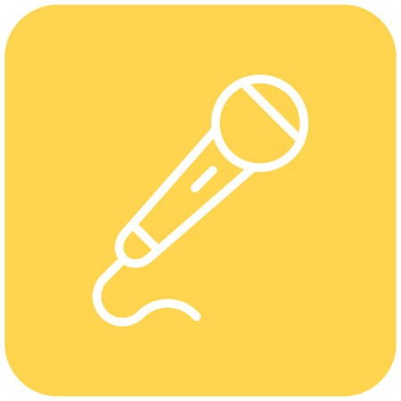 Microphone  Vector Icon Design Illustrationのイラスト素材