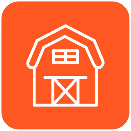 Barn Vector Icon Design Illustrationのイラスト素材