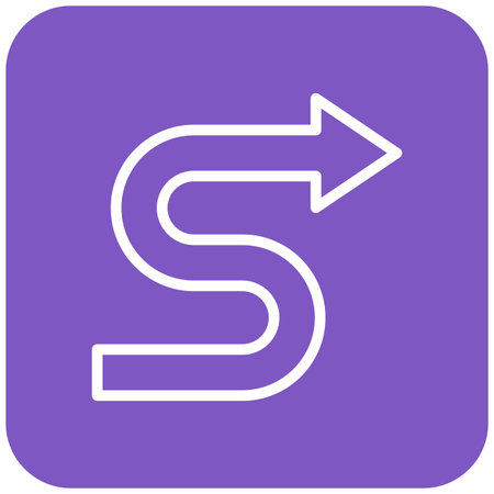 Zigzag Vector Icon Design Illustration