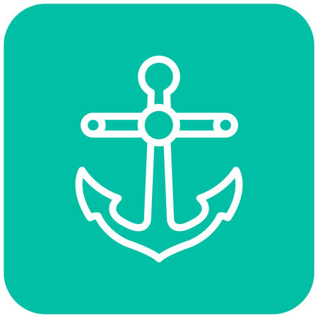 Anchor Vector Icon Design Illustration