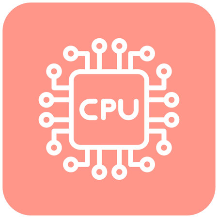 Processors Vector Icon Design Illustration