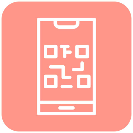 Qr code Vector Icon Design Illustration