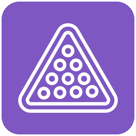Snooker Vector Icon Design Illustration