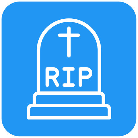 Grave Vector Icon Design Illustrationのイラスト素材