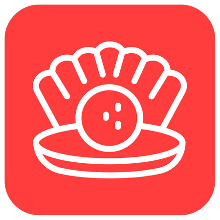 Pearl Vector Icon Design Illustrationのイラスト素材