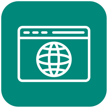 Browser Vector Icon Design Illustrationのイラスト素材