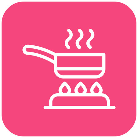 Frying Pan Vector Icon Design Illustrationのイラスト素材