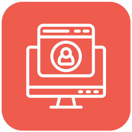 User Vector Icon Design Illustrationのイラスト素材