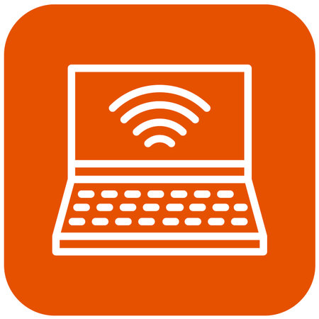 Laptop Vector Icon Design Illustrationのイラスト素材