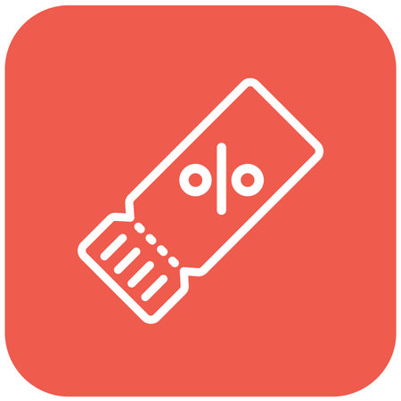 Retail Coupon Vector Icon Design Illustrationのイラスト素材