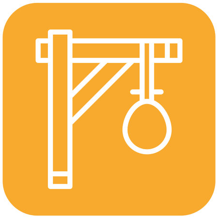 Gallows Vector Icon Design Illustrationのイラスト素材
