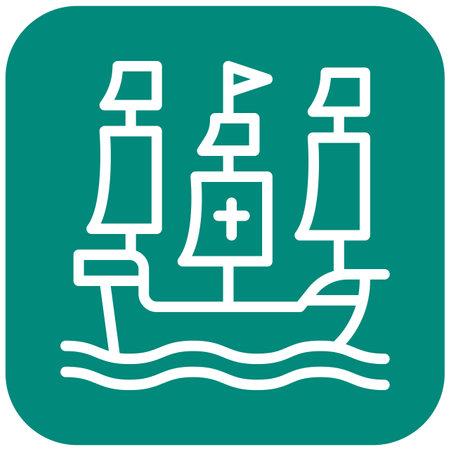 Ship Vector Icon Design Illustrationのイラスト素材