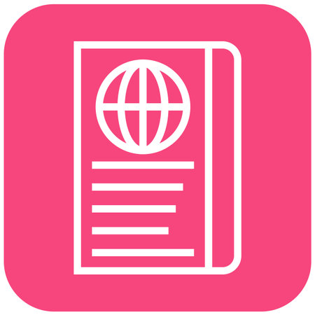 Passport Vector Icon Design Illustrationのイラスト素材