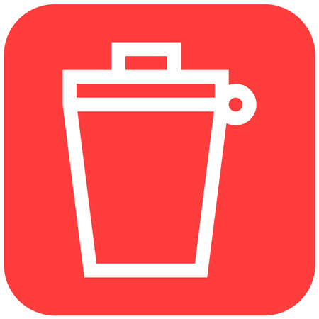 Bin Vector Icon Design Illustrationのイラスト素材
