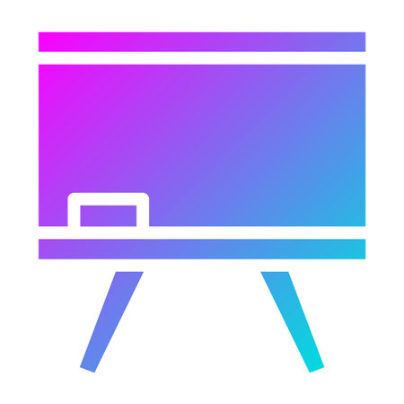 Chalkboard Vector Icon Design Illustrationのイラスト素材