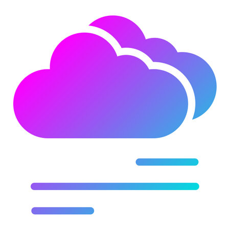 Foggy Vector Icon Design Illustrationのイラスト素材