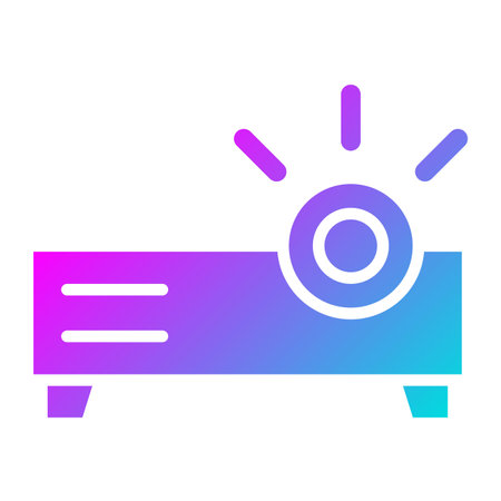 Projector Vector Icon Design Illustrationのイラスト素材