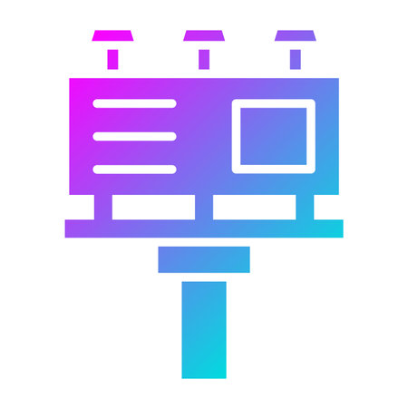 Bill Board Vector Icon Design Illustrationのイラスト素材
