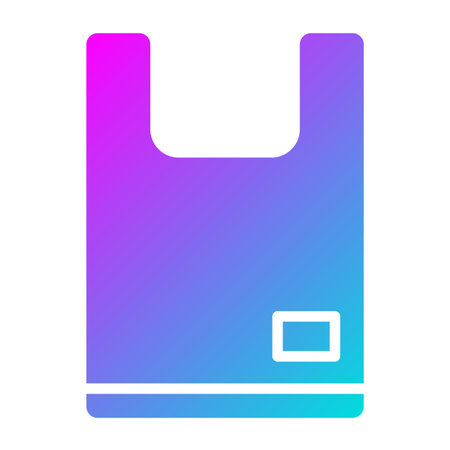 Plastic bag Vector Icon Design Illustrationのイラスト素材