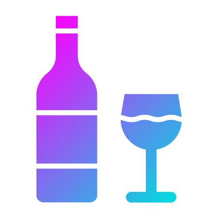 Wine Vector Icon Design Illustrationのイラスト素材