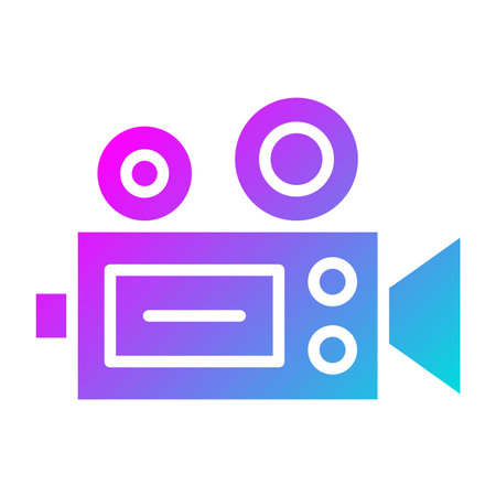 Video camera Vector Icon Design Illustrationのイラスト素材