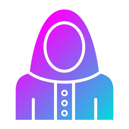 Niqab Vector Icon Design Illustrationのイラスト素材