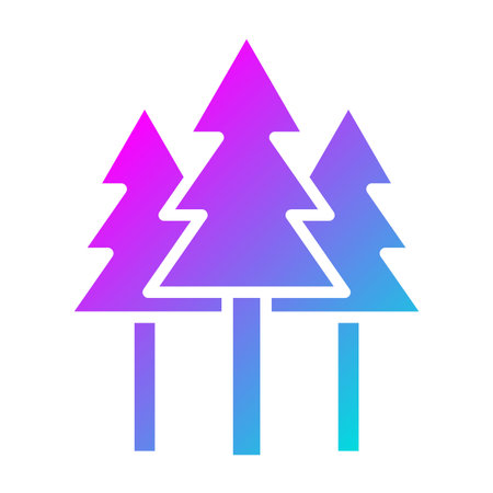 Forest Vector Icon Design Illustrationのイラスト素材