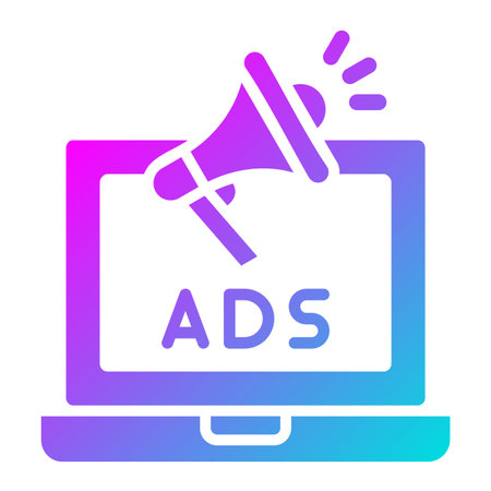 Online advertising Vector Icon Design Illustrationのイラスト素材