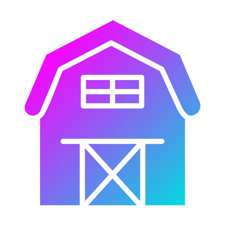 Barn Vector Icon Design Illustrationのイラスト素材