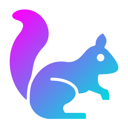 Squirrel Vector Icon Design Illustrationのイラスト素材