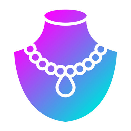 Necklace Vector Icon Design Illustrationのイラスト素材