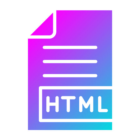 HTML Vector Icon Design Illustrationのイラスト素材